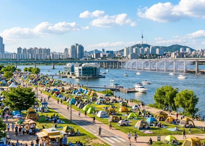 Angin, Ramyeon, dan Gaya Santai yang Tak Terlupakan: Menaklukkan Han River Park dengan OOTD Tepi Sungai